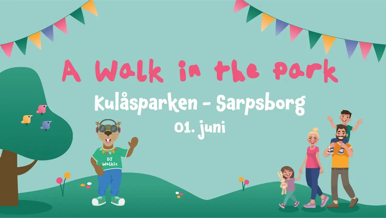 A walk in the park, Sarpsborg. Illustrasjon